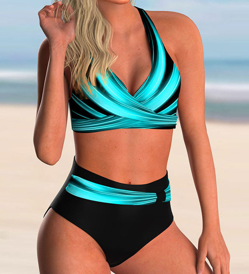 Stromboli - Bikini Set con Scollatura Incrociata
