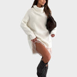 Tereza - Completo elegante di maglione e vestito