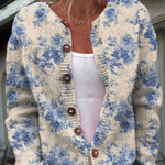 Cardigan Vintage in Maglia per Donna Aurora Roma
