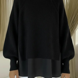 KESTLYN | LAYERED-LOOK SWEATER
