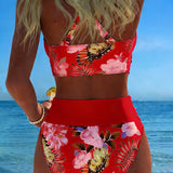 Modena - Costume da bagno a bikini con stampa floreale