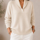 ANTONINE - SOFT V-NECK JUMPER FOR WOMEN