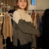 Norah | Maglione in Cotone con Collo Alto Elegante