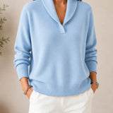 ANTONINE - SOFT V-NECK JUMPER FOR WOMEN