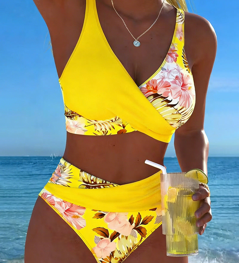 Modena - Costume da bagno a bikini con stampa floreale