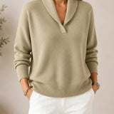 ANTONINE - SOFT V-NECK JUMPER FOR WOMEN