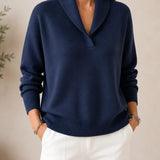 ANTONINE - SOFT V-NECK JUMPER FOR WOMEN