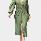 Alouette™ | Abito elegante con scollatura a V