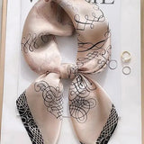 Foulard veneziano (100 % seta - 68 cm)