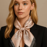 Foulard veneziano (100 % seta - 68 cm)