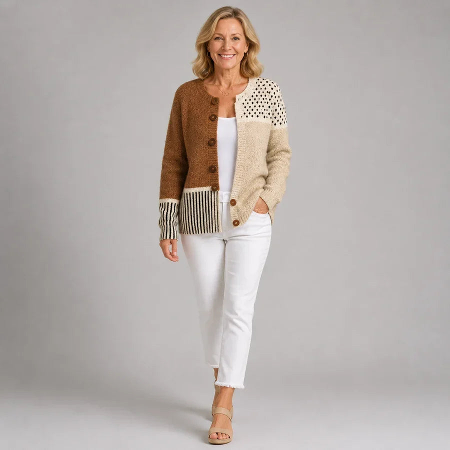 Vintage Knit Cardigan for Women Aurora Roma