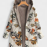 Fleural™ – Giacca in fleece floreale