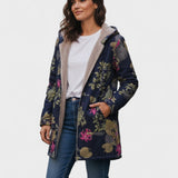 Fleural™ – Giacca in fleece floreale