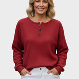 Michaela – Maglione da donna elegante con bottoni