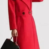 Cappotto con cintura