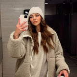 Kaja™ | Cappotto teddy elegante