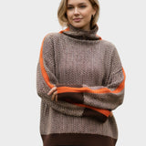 Leena™ Maglione con colletto alto
