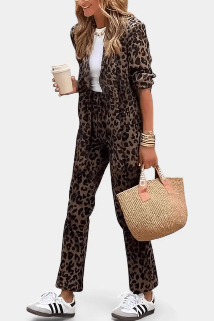 Nusa Leopard Set a Maniche Lunghe