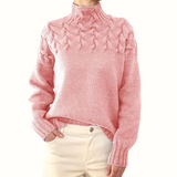 Elena | Maglione caldo con collo alto