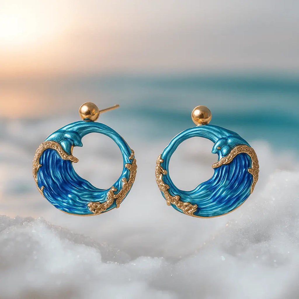 Opera d'arte dipinta a mano in lana