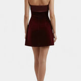 Sariya™ | Abito in velluto elegante
