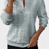 Nela™ | Maglione con zip per donne