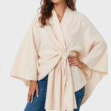 Yvette | Poncho Drappeggiato Elegante