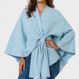 Yvette | Poncho Drappeggiato Elegante