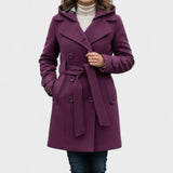 Leona™ | Cappotto elegante a doppio petto