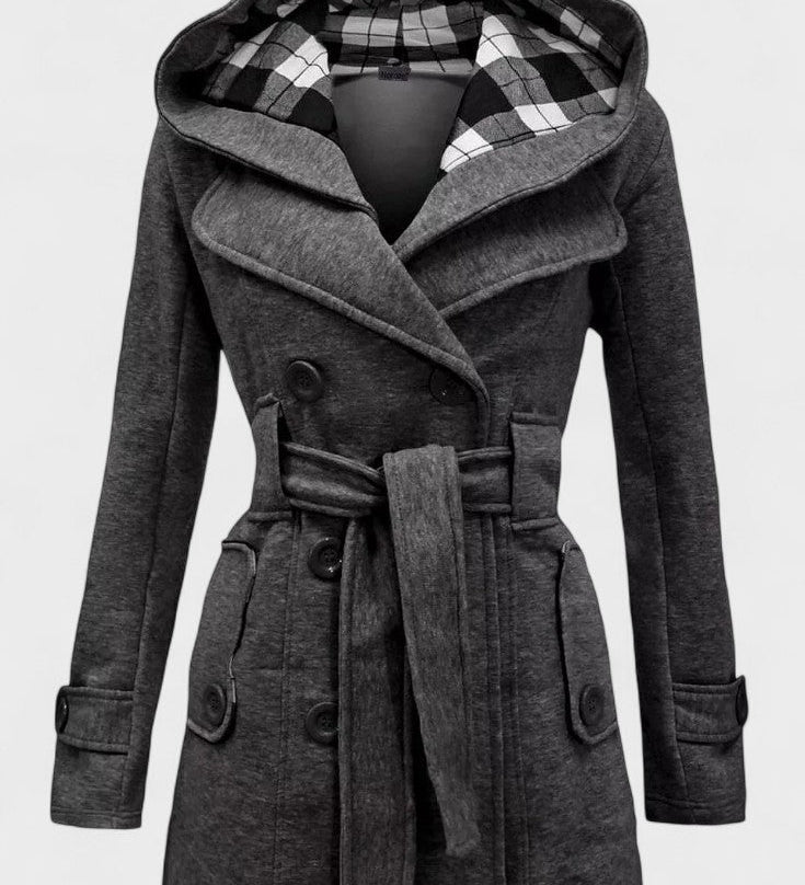 Leona™ | Cappotto elegante a doppio petto