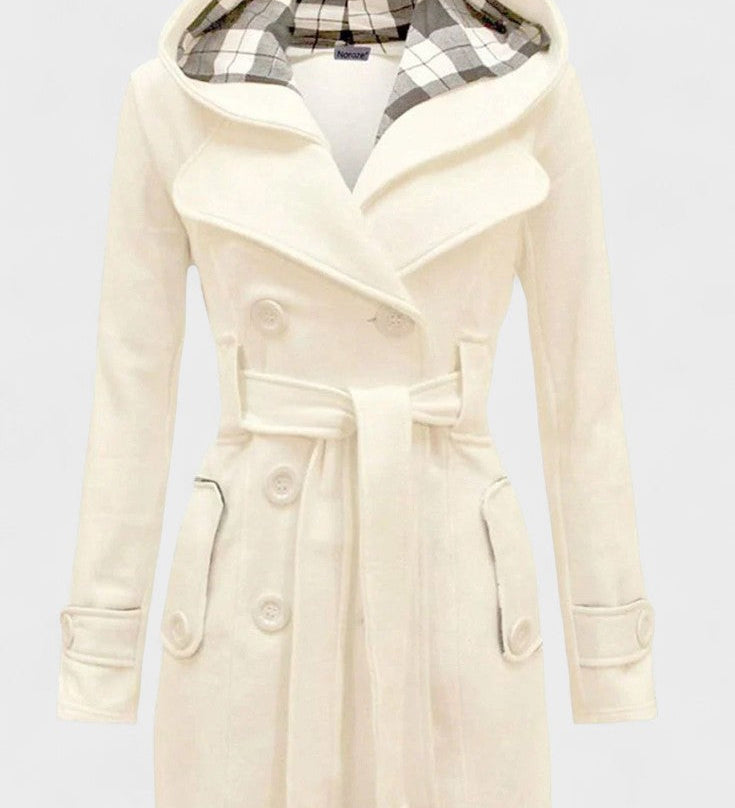 Leona™ | Cappotto elegante a doppio petto