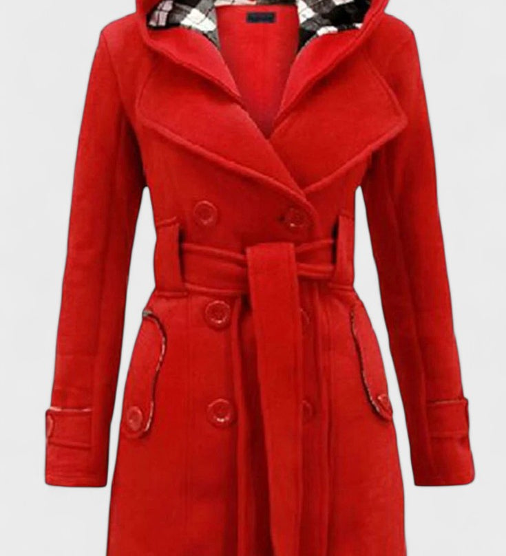Leona™ | Cappotto elegante a doppio petto
