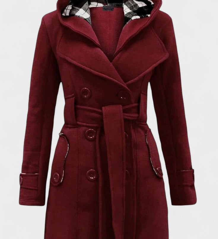 Leona™ | Cappotto elegante a doppio petto